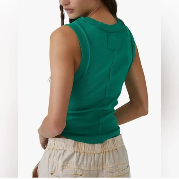 Free People We The Free Kate Ribbed Tank - Picture 3 of 3